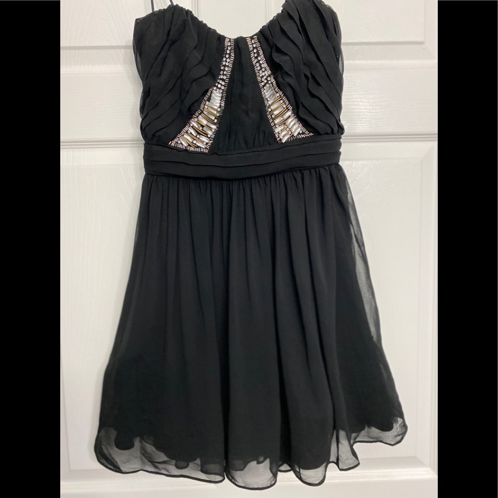 Strapless prom dress